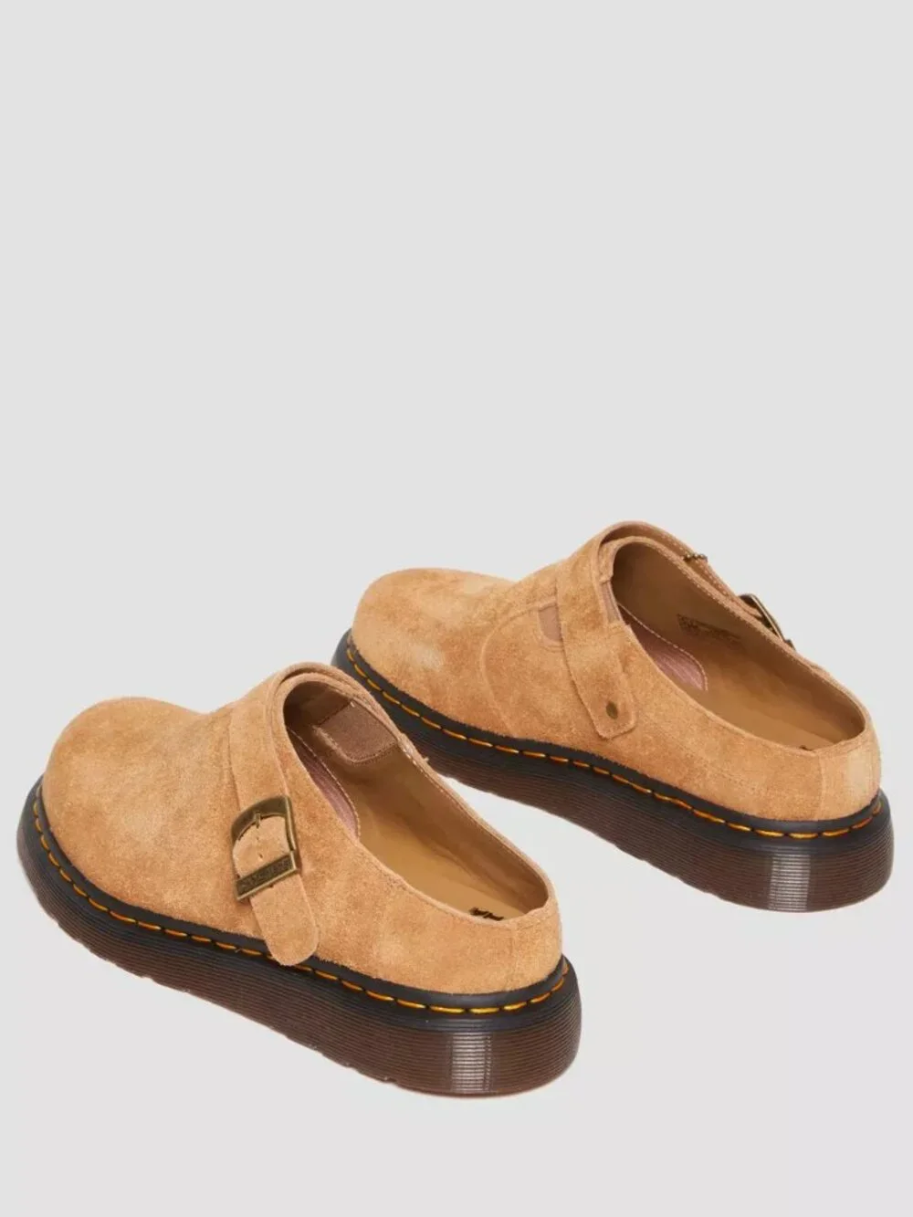 Dr. Martens Men's Size 5 - Isham Desert Oasis Suede Mules Slip-On Shoes